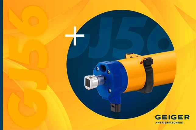 Geiger GJ56 – a new motor for blinds