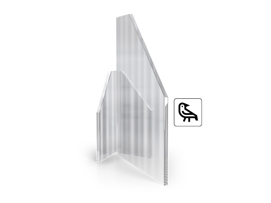 Szyba bezpieczna dla ptaków – AviSafe