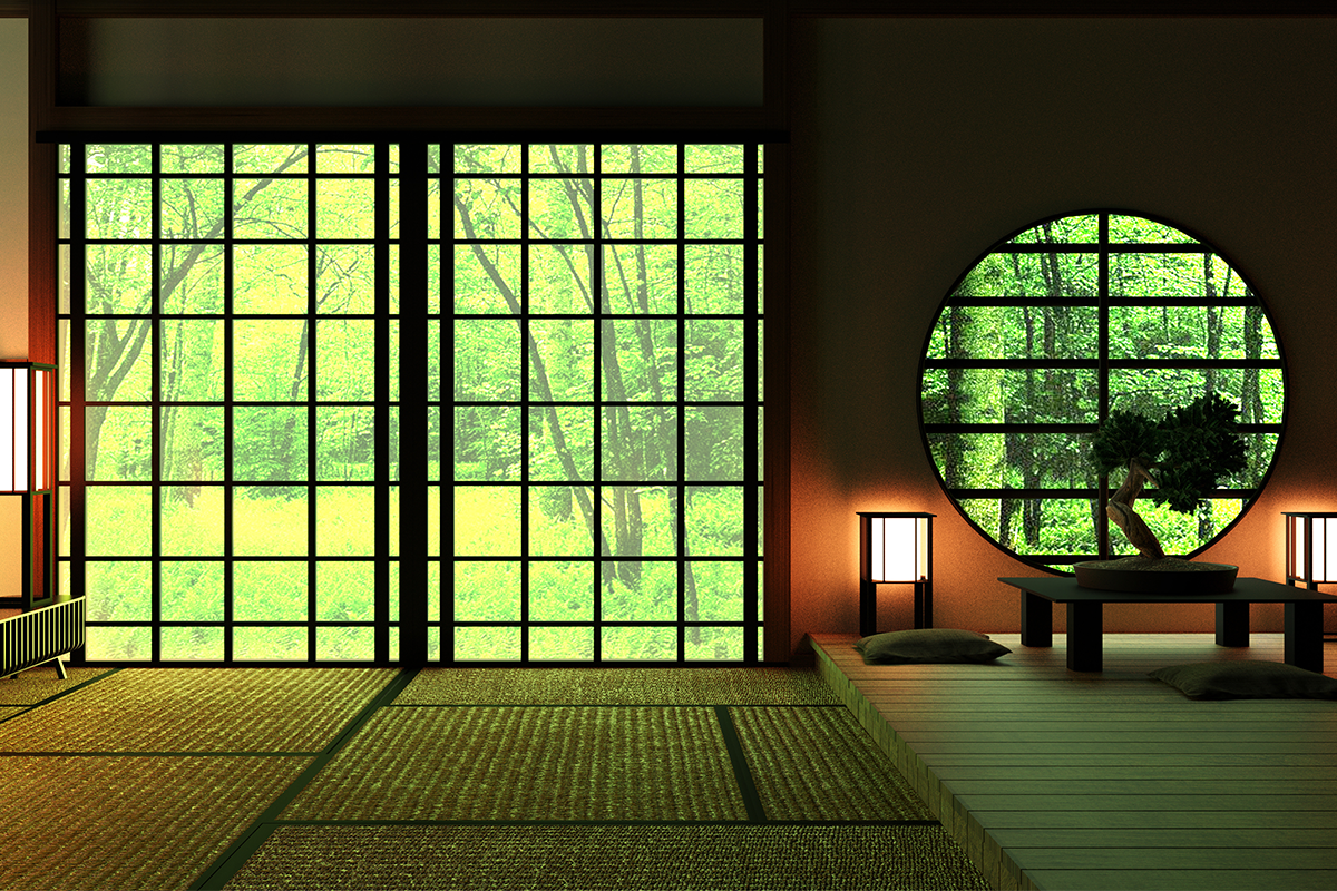 Okna na styl - styl japoński